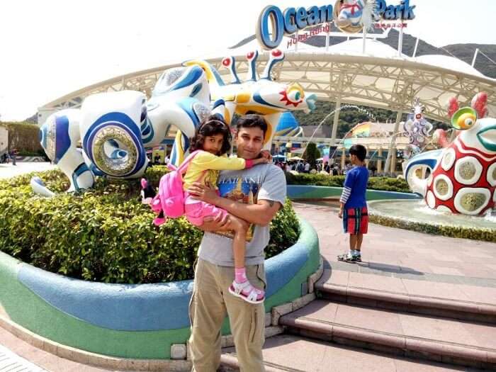 Visit to the Ocean Park in Hong Kong