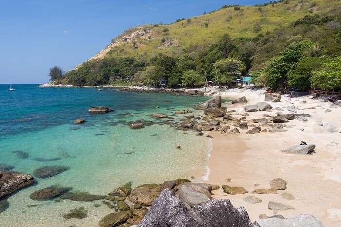 Beautiful and hidden Ao Sane beach in Phuket