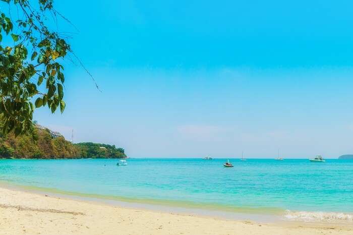 Panoramic shot of the Ao Yon Beach in Phuket