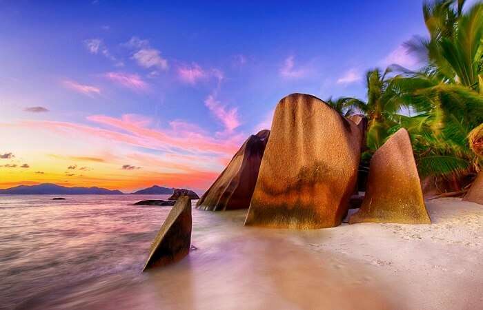 private beach in Seychelles