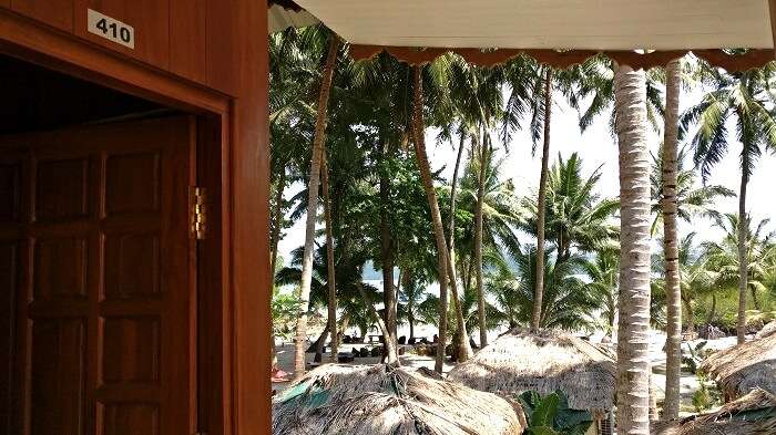 room with private beach access in Andaman