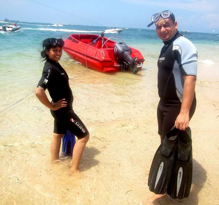 scuba diving in Bali