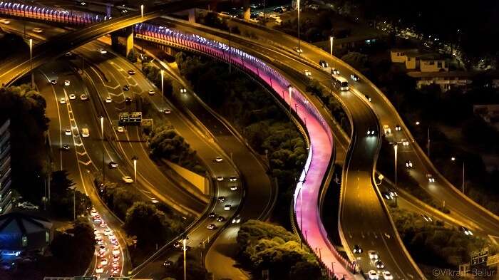 night view of Auckland