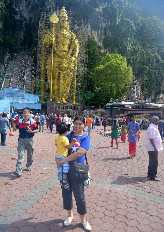 Batu caves in Malaysia