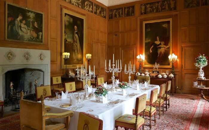 Dunrobin castle's interior 