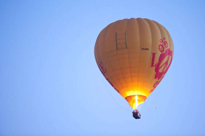 Flying over Marrakech in a Hot Air Balloon