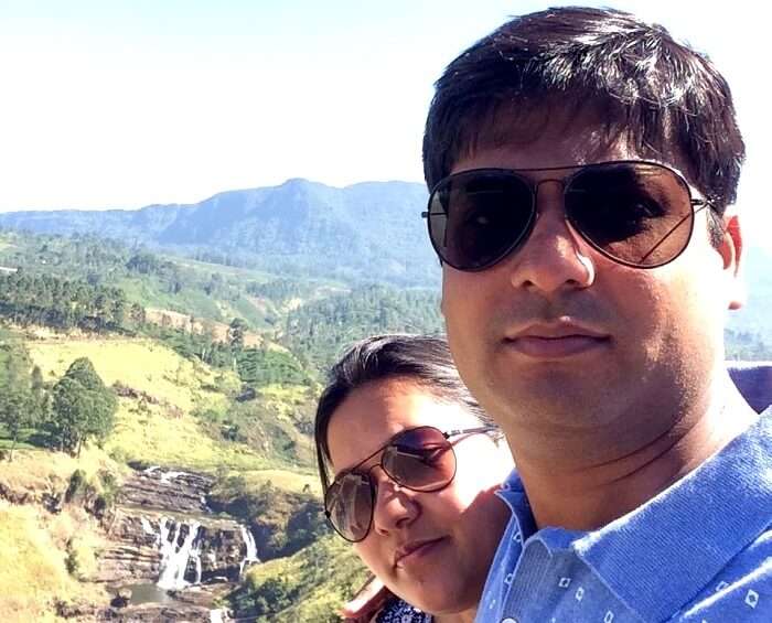 waterfalls enroute Kandy