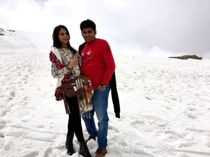 couples trip in gulmarg