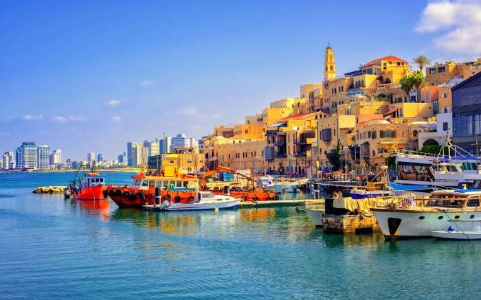 Port of Jaffa in Israel 