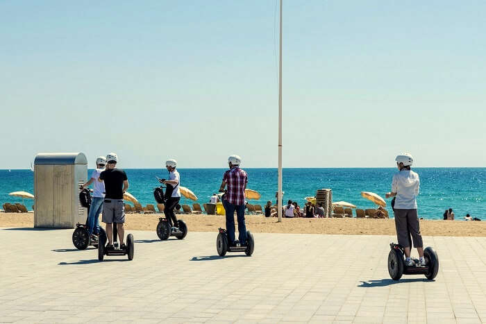 beach promenade barcelona