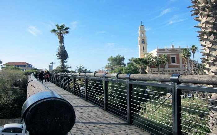 The wishing bridge in Israel 