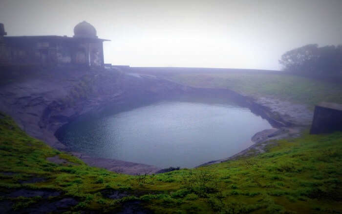 a small pond in the hills of Kundadri