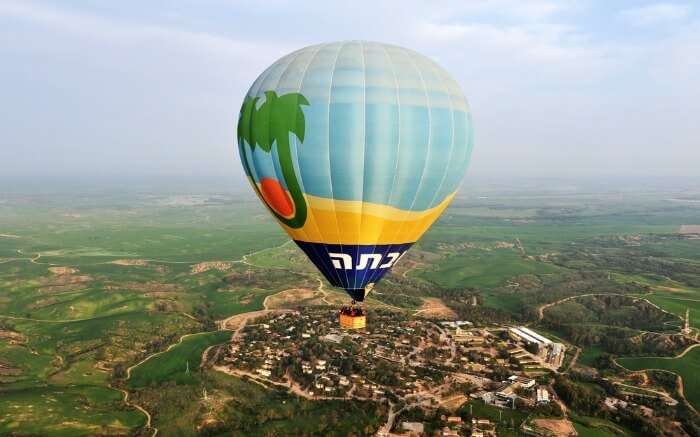hot air balloon ride in Israel 