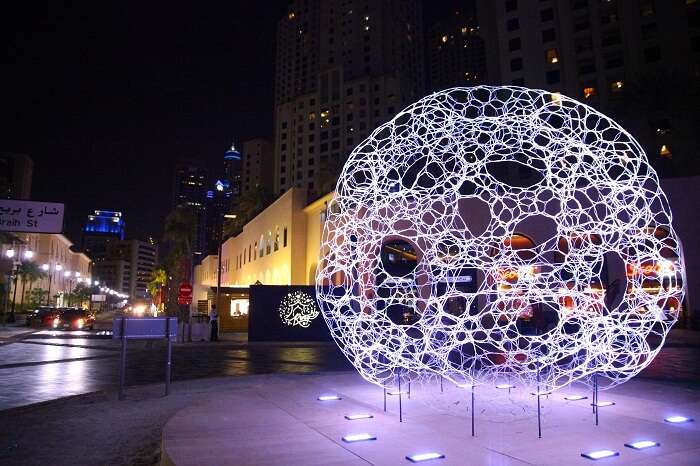 A shot from the RWAQ tour at The Walk at JBR in Dubai