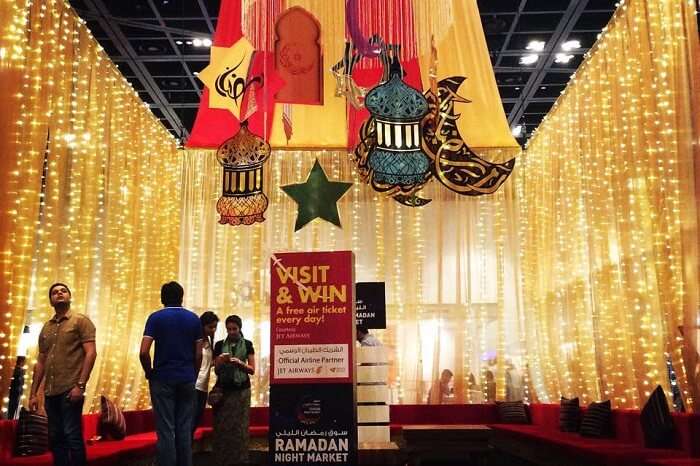 A snap from the Ramadan Night Market in Dubai