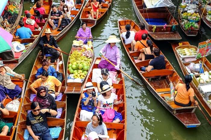 floating market in thailand