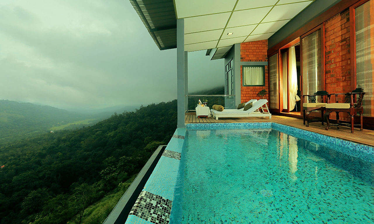 a private pool at SpiceTree Munnar
