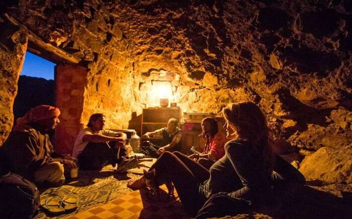 Petra Caves Jordan  Rose-Red City Half Old Time