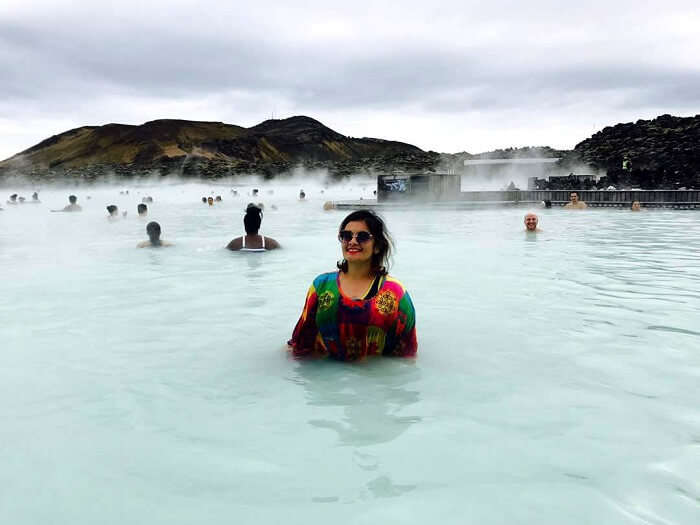 natural hot spring in Iceland