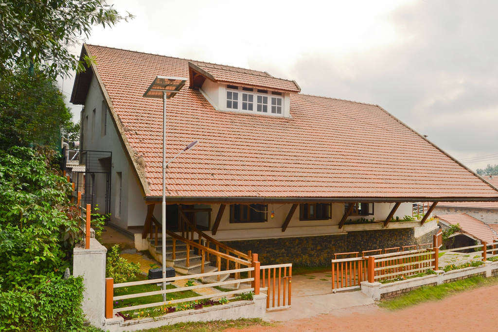 A Kannada style house in the foggy hills of Western Ghats