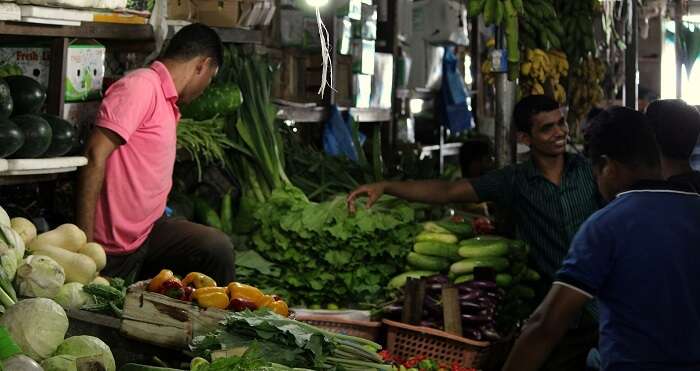 local vegetable market maldives