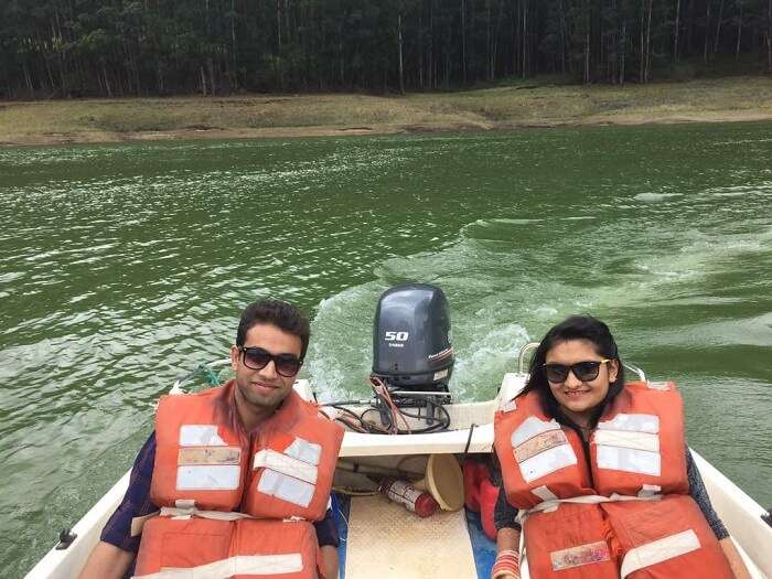 munnar speed boat ride