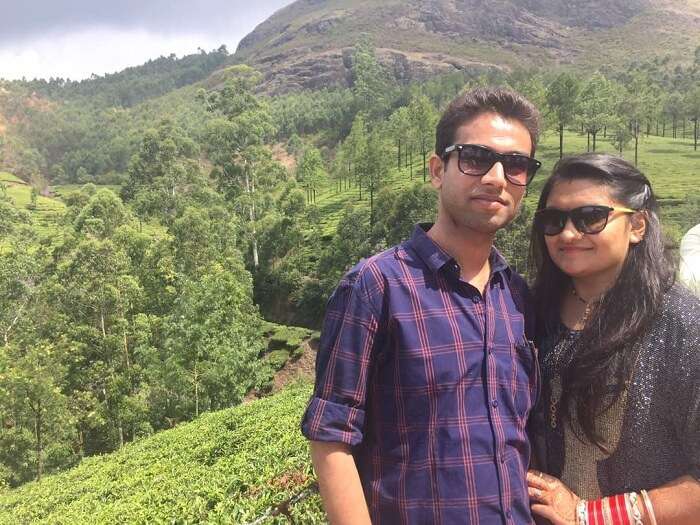 mukul and his wife in munnar