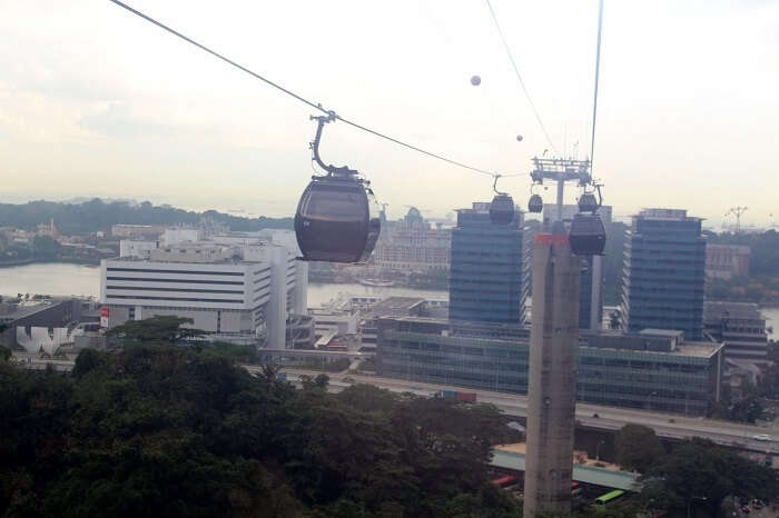 sentosa cable car ride