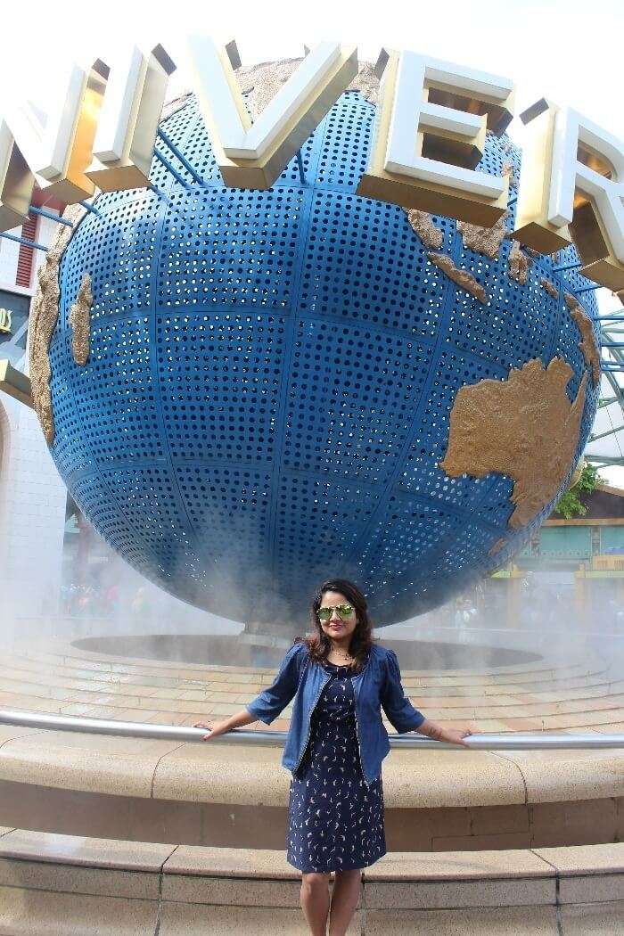 Parul at the Universal Studios