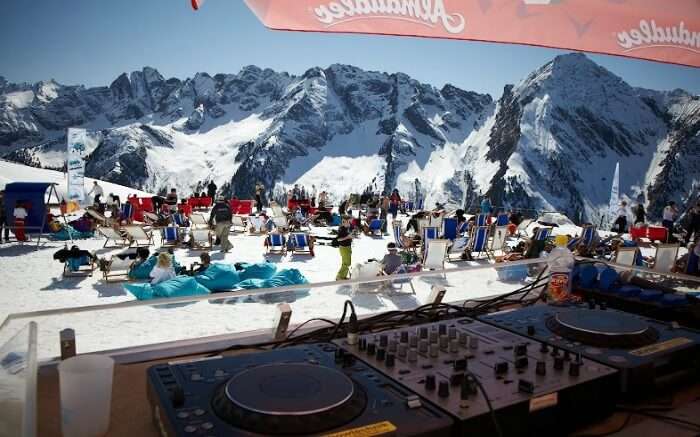 Music and ski festival in Austria