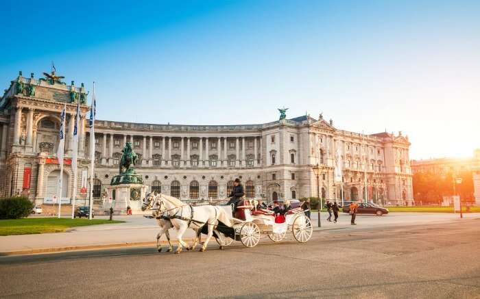 Horse carriage in Vienna