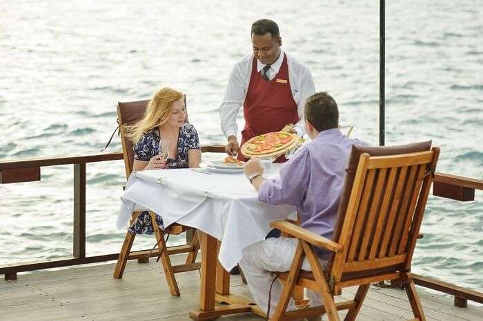 Italian cuisine at Paradise island