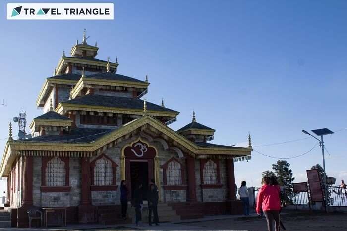 The Surkanda Devi Temple in the quiant town of Kanatal