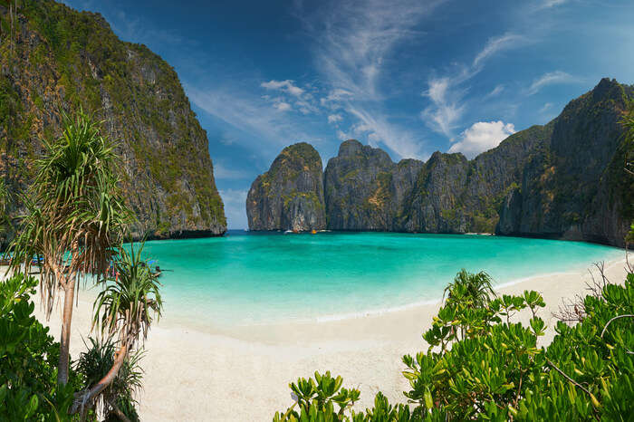 A beach in Koh Phi Phi