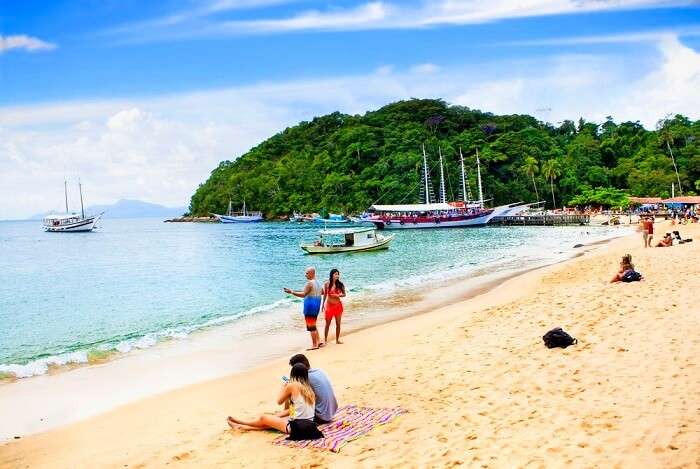 Lopes Mendes beach in Brazil