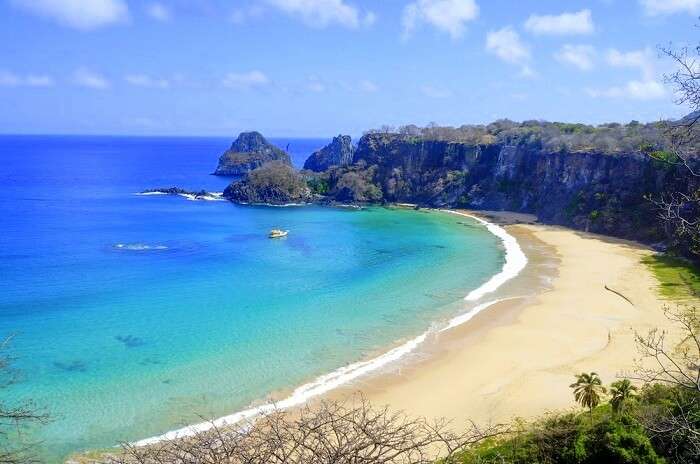 Baia do Sancho beac in Brazil