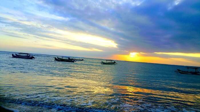 sunset in Bali