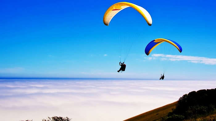 paragliding in Kamshet, Maharashtra