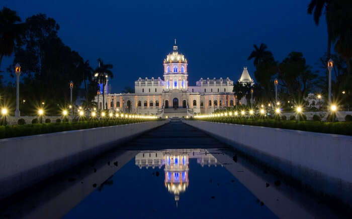 A beautiful museum building in Tripura