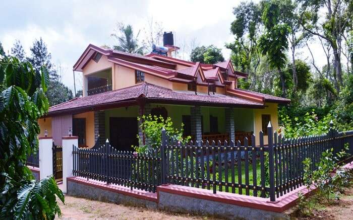 A beautiful view of The Hornet Nest in Kushalnagar in Coorg