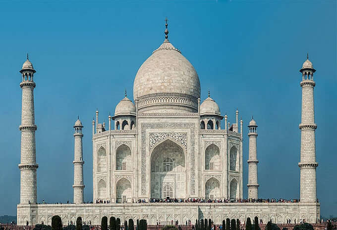 Visit Taj Mahal in Agra, one of the prominent and famous historical places in India