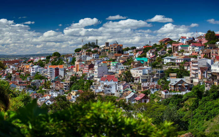 Beautiful view of Antananarivo city in Madagascar s