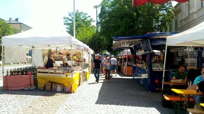 food market in vienna