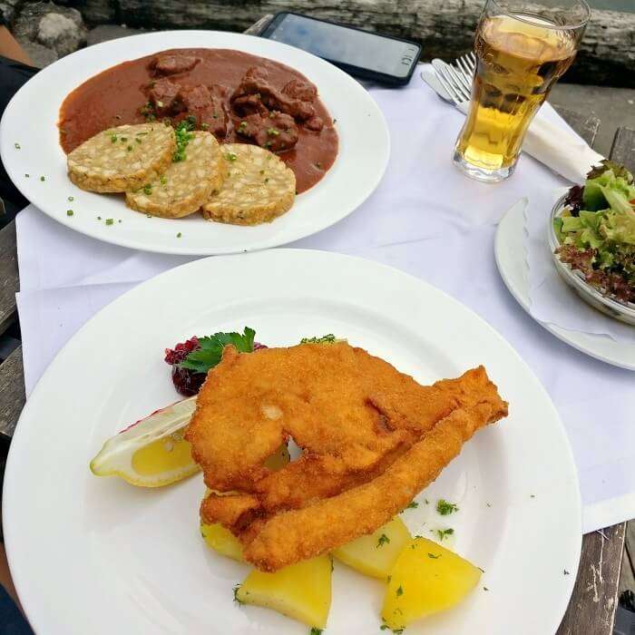 goulash and schnitzels