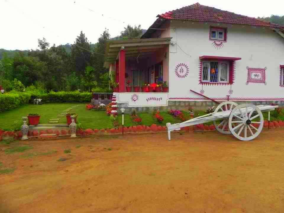 an old style home in a village