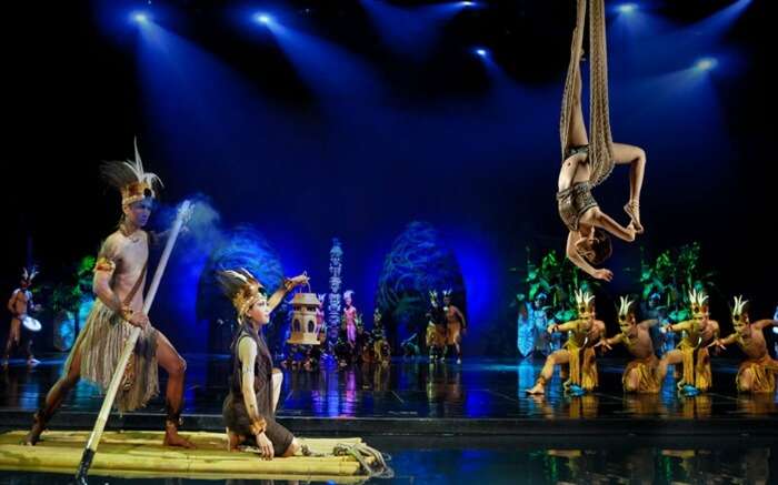 Performers in Nusa Dua Theatre 