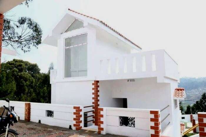 A quaint looking villa from Green Mount in Ooty