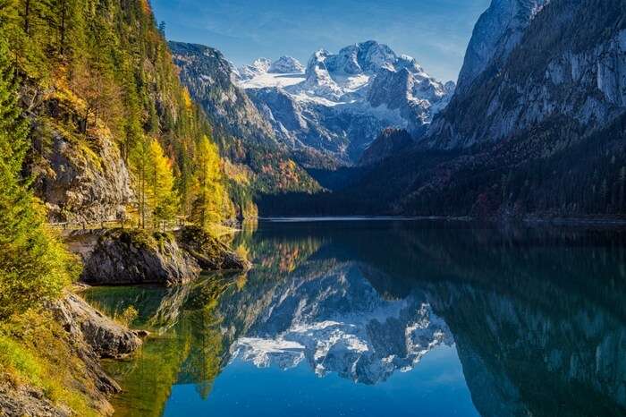 Dachstein mountain in the Autumn