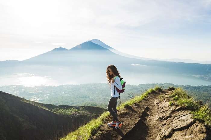 hike to Mount Batur, one of the best places for bali hiking tour