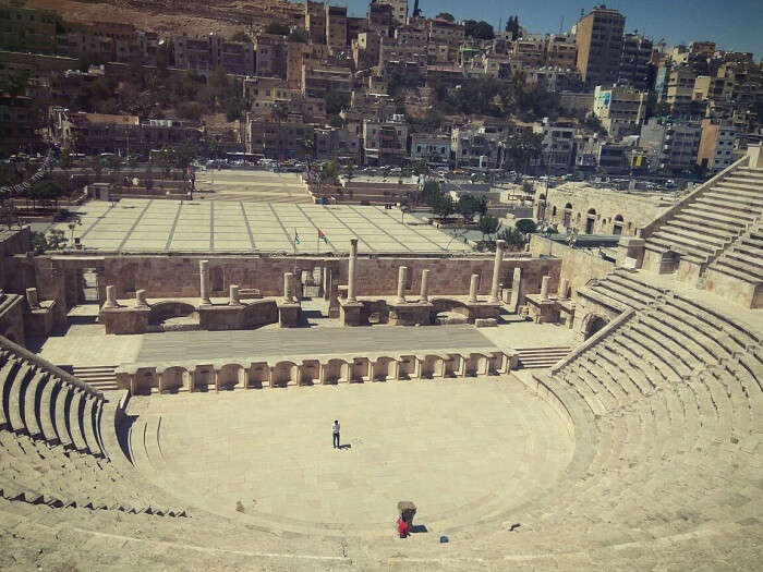 Roman Colosseum in Amman